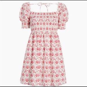 NWT Hill House Home Athena Babydoll Nap Dress in Pink Mermaid Print 🧜‍♀️